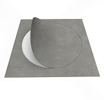 Forbo Allura Material 63523DR7 grigio concrete circle фото 2 | FLOORDEALER